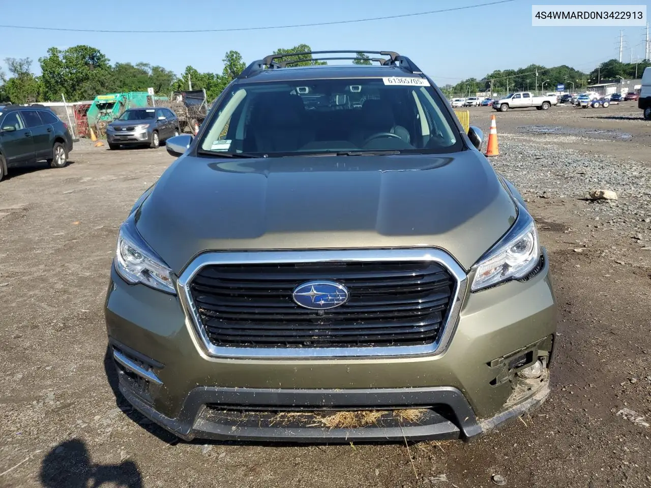 2022 Subaru Ascent Touring VIN: 4S4WMARD0N3422913 Lot: 61365705