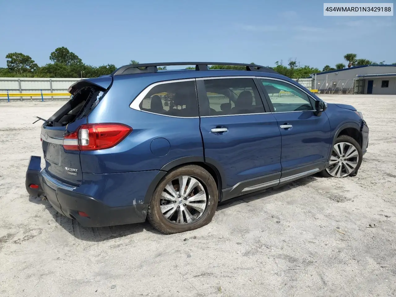 2022 Subaru Ascent Touring VIN: 4S4WMARD1N3429188 Lot: 63063145