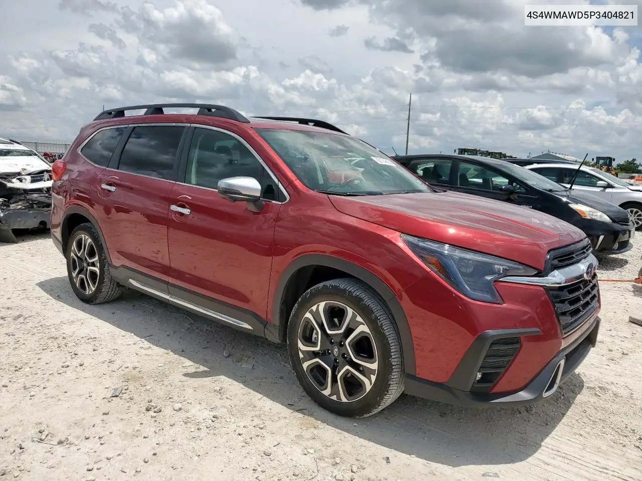 2023 Subaru Ascent Touring VIN: 4S4WMAWD5P3404821 Lot: 62174895