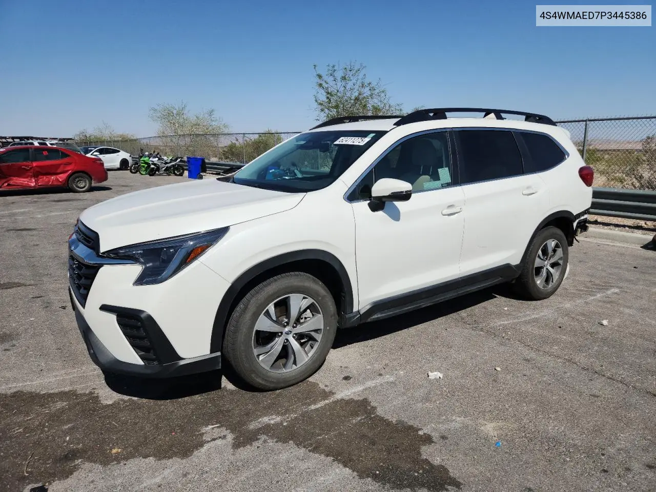 2023 Subaru Ascent Premium VIN: 4S4WMAED7P3445386 Lot: 62411275