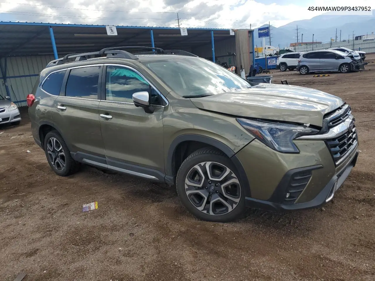 2023 Subaru Ascent Touring VIN: 4S4WMAWD9P3437952 Lot: 62416075
