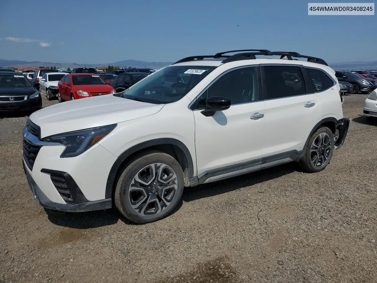 2024 Subaru Ascent Touring VIN: 4S4WMAWD0R3408245 Lot: 61529625