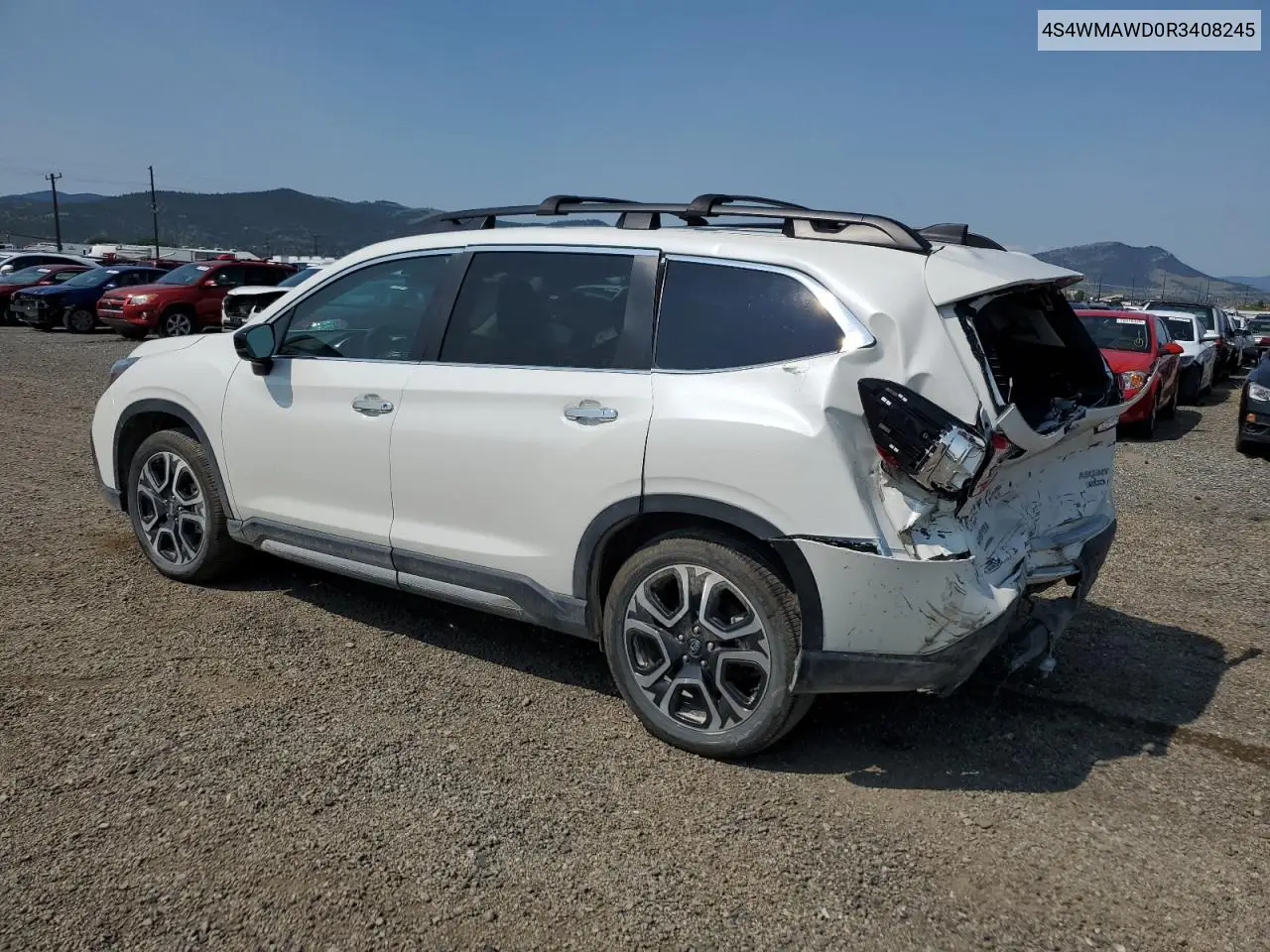 2024 Subaru Ascent Touring VIN: 4S4WMAWD0R3408245 Lot: 61529625