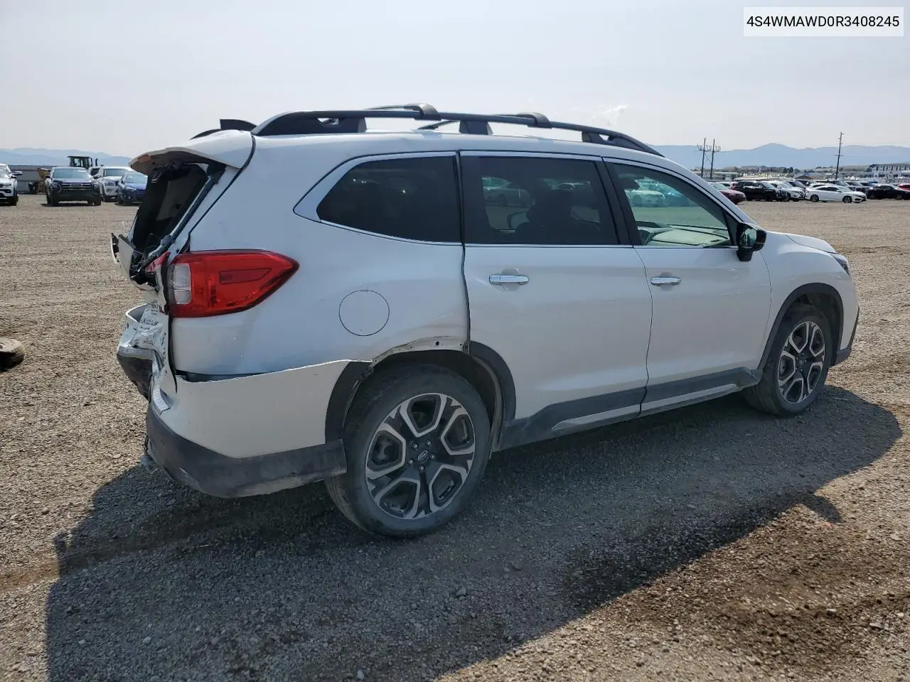 2024 Subaru Ascent Touring VIN: 4S4WMAWD0R3408245 Lot: 61529625