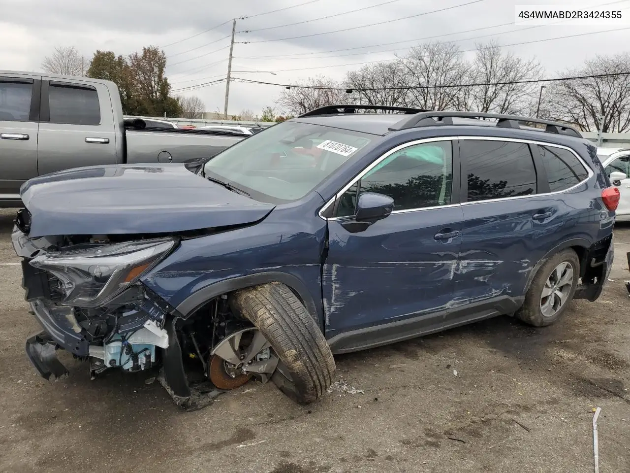 2024 Subaru Ascent Premium VIN: 4S4WMABD2R3424355 Lot: 81070764