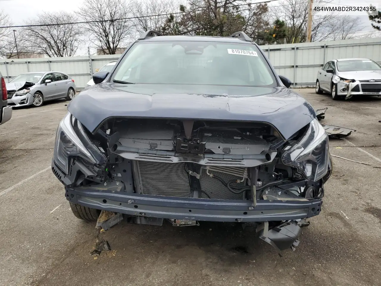 2024 Subaru Ascent Premium VIN: 4S4WMABD2R3424355 Lot: 81070764