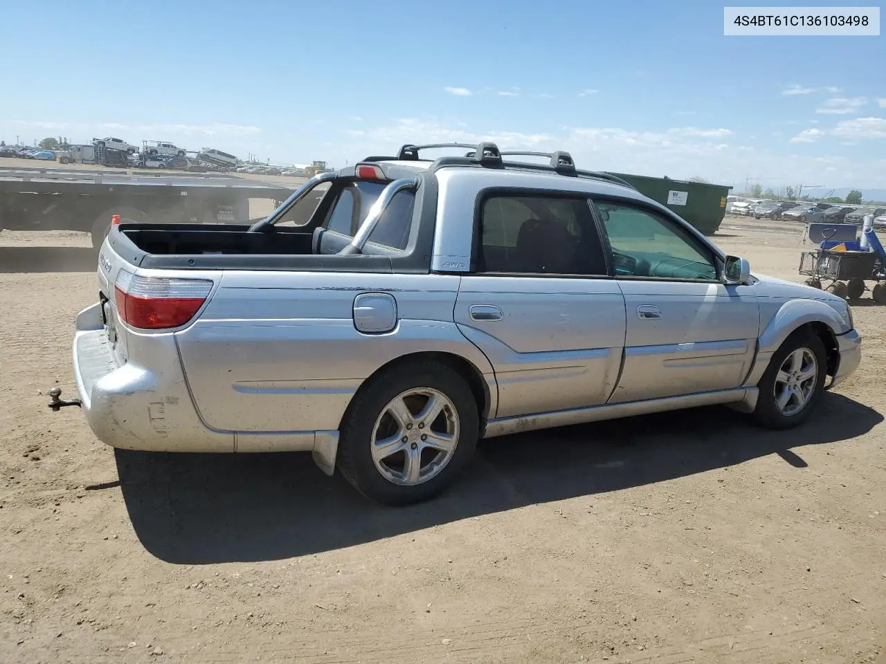 2003 Subaru Baja VIN: 4S4BT61C136103498 Lot: 60644455