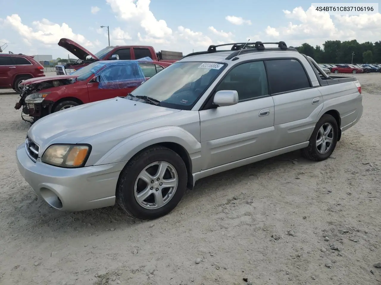 2003 Subaru Baja VIN: 4S4BT61C837106196 Lot: 62316865