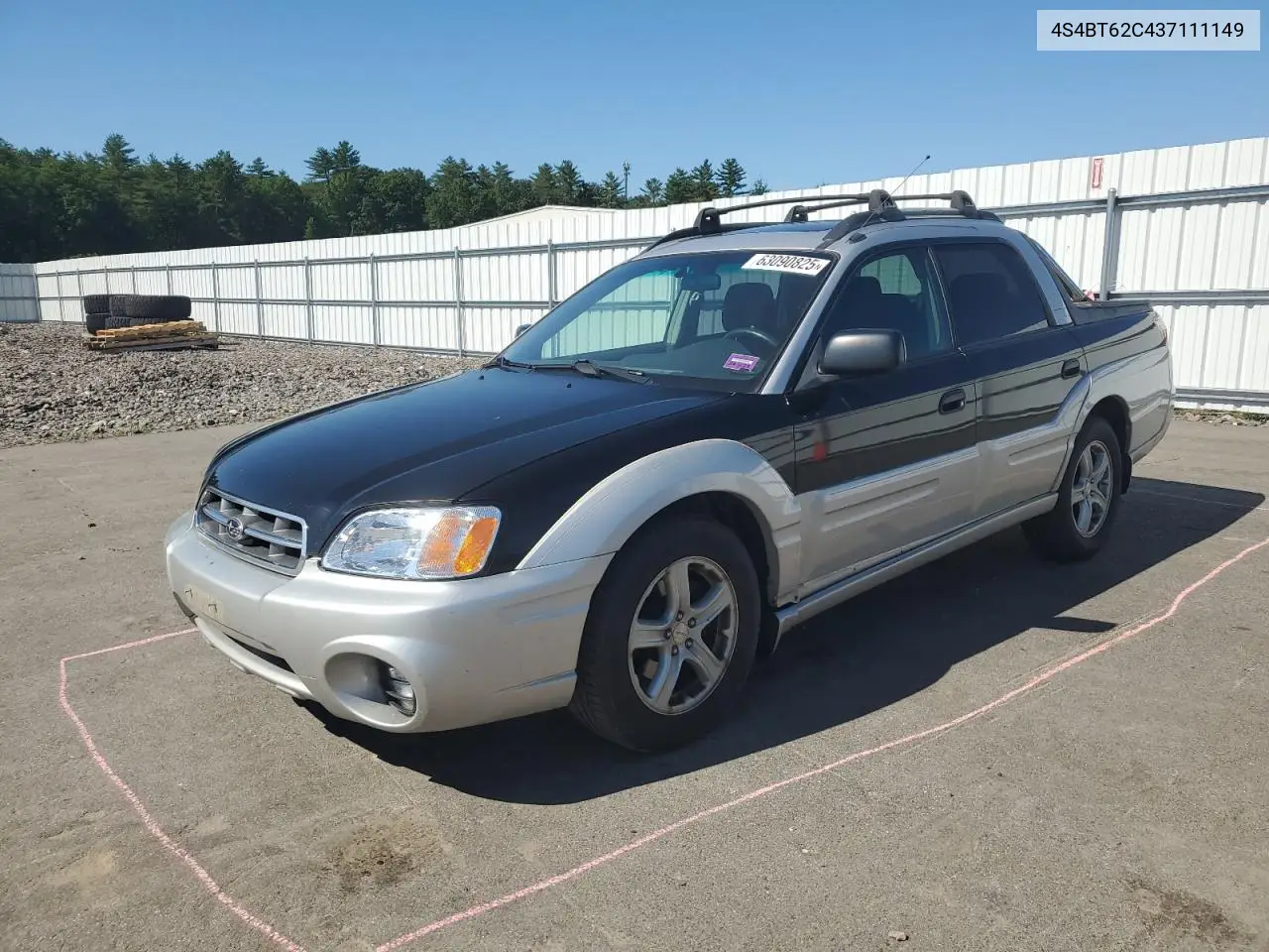 2003 Subaru Baja Sport VIN: 4S4BT62C437111149 Lot: 63090825