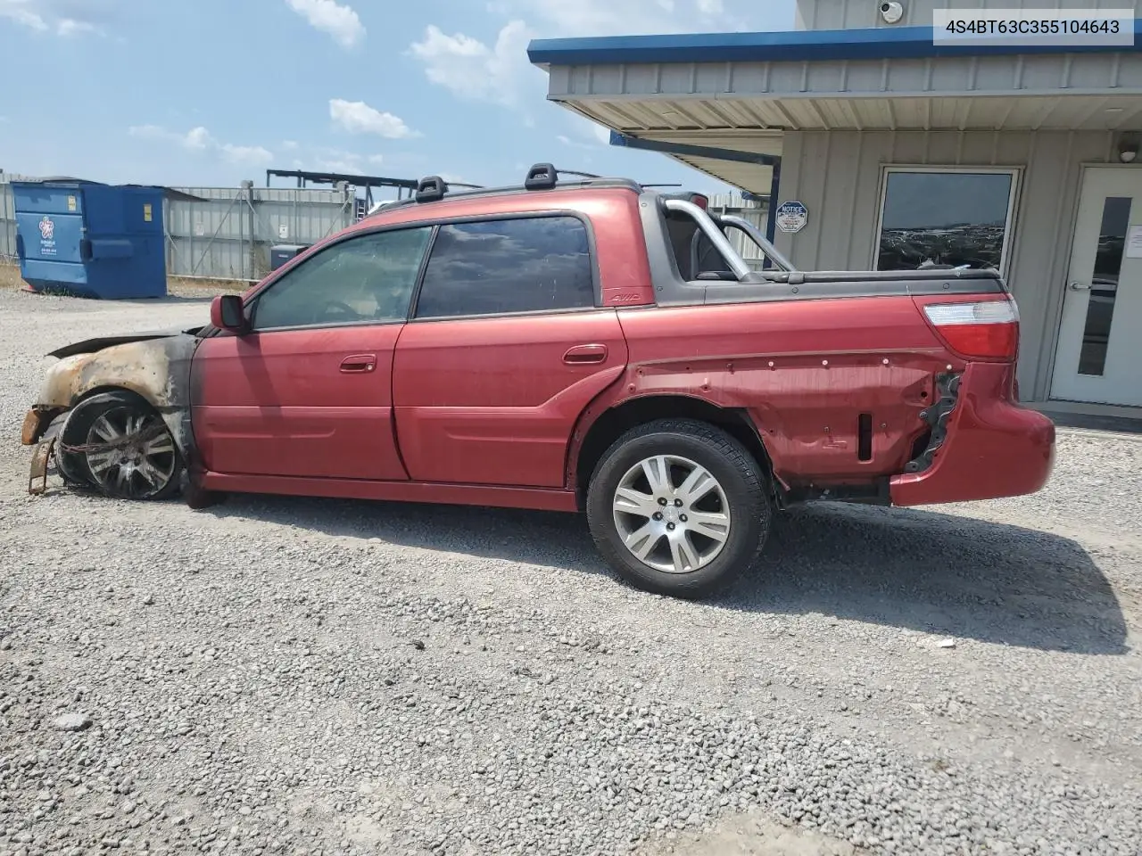 2005 Subaru Baja Turbo VIN: 4S4BT63C355104643 Lot: 62134915