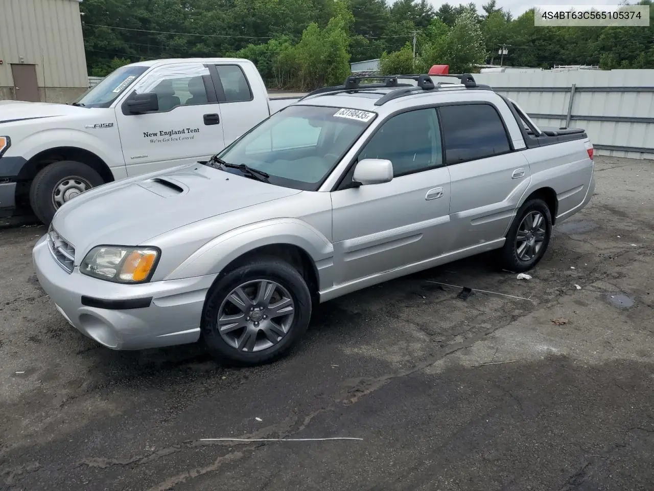 2006 Subaru Baja Turbo VIN: 4S4BT63C565105374 Lot: 63198435