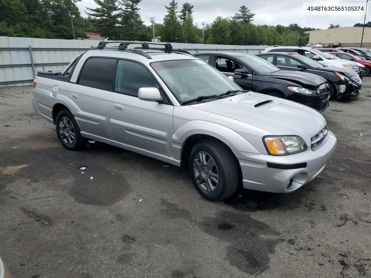2006 Subaru Baja Turbo VIN: 4S4BT63C565105374 Lot: 63198435