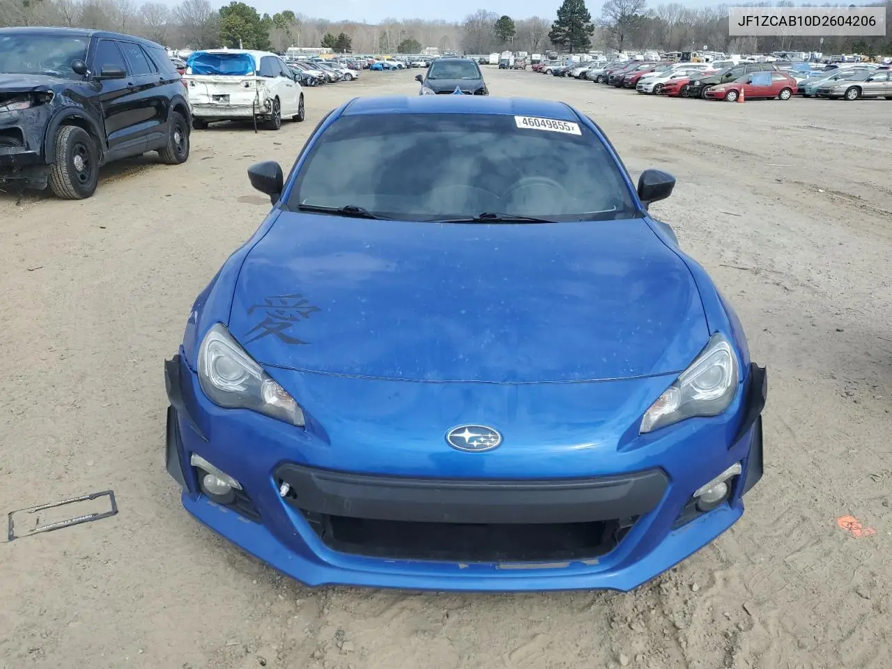 2013 Subaru Brz 2.0 Premium VIN: JF1ZCAB10D2604206 Lot: 46049855