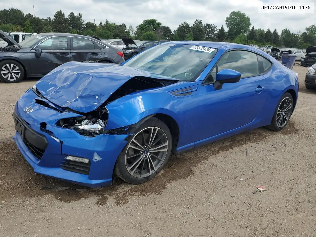 2013 Subaru Brz 2.0 Premium VIN: JF1ZCAB19D1611175 Lot: 56726335