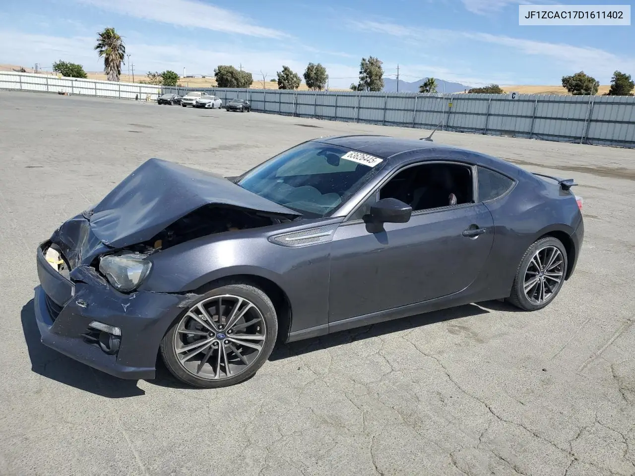 2013 Subaru Brz 2.0 Limited VIN: JF1ZCAC17D1611402 Lot: 63626445