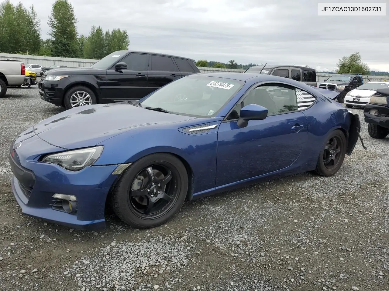 2013 Subaru Brz 2.0 Limited VIN: JF1ZCAC13D1602731 Lot: 64270475