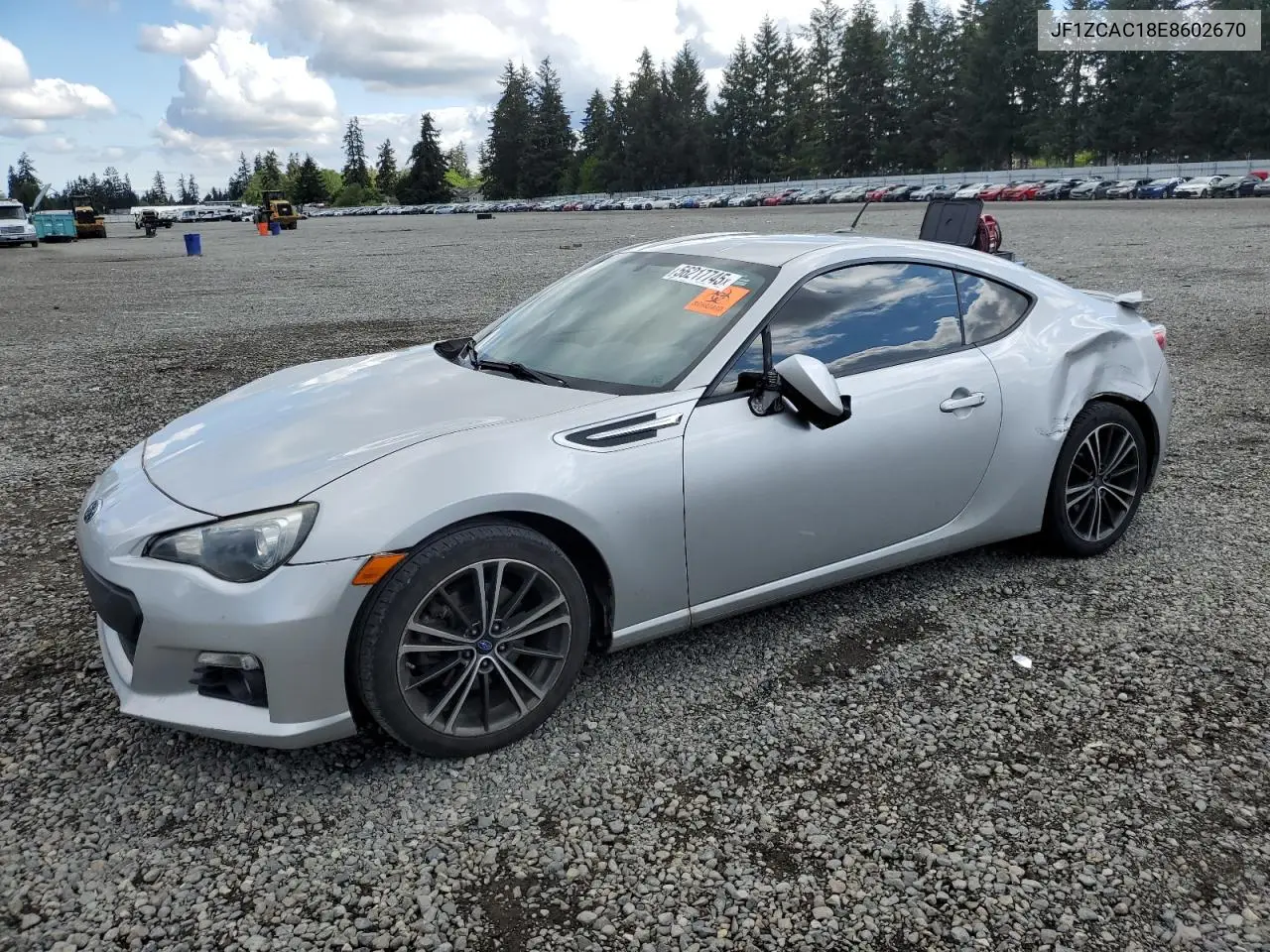 2014 Subaru Brz 2.0 Limited VIN: JF1ZCAC18E8602670 Lot: 56217745