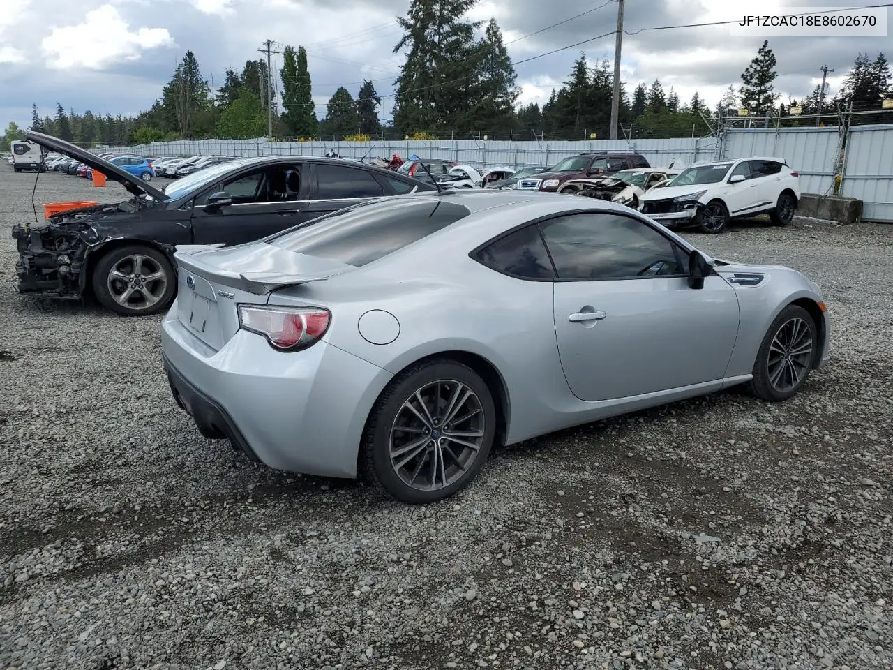 2014 Subaru Brz 2.0 Limited VIN: JF1ZCAC18E8602670 Lot: 56217745