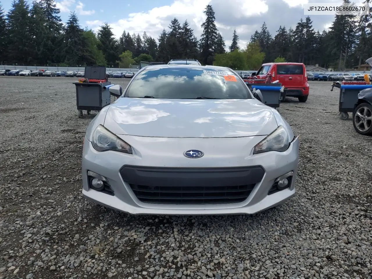 2014 Subaru Brz 2.0 Limited VIN: JF1ZCAC18E8602670 Lot: 56217745