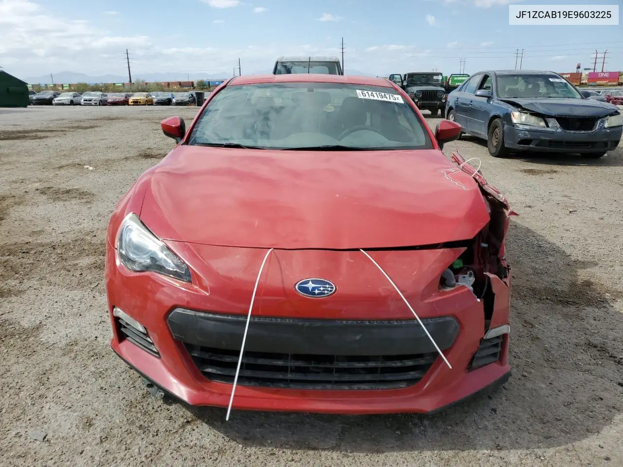 2014 Subaru Brz 2.0 Premium VIN: JF1ZCAB19E9603225 Lot: 61419475