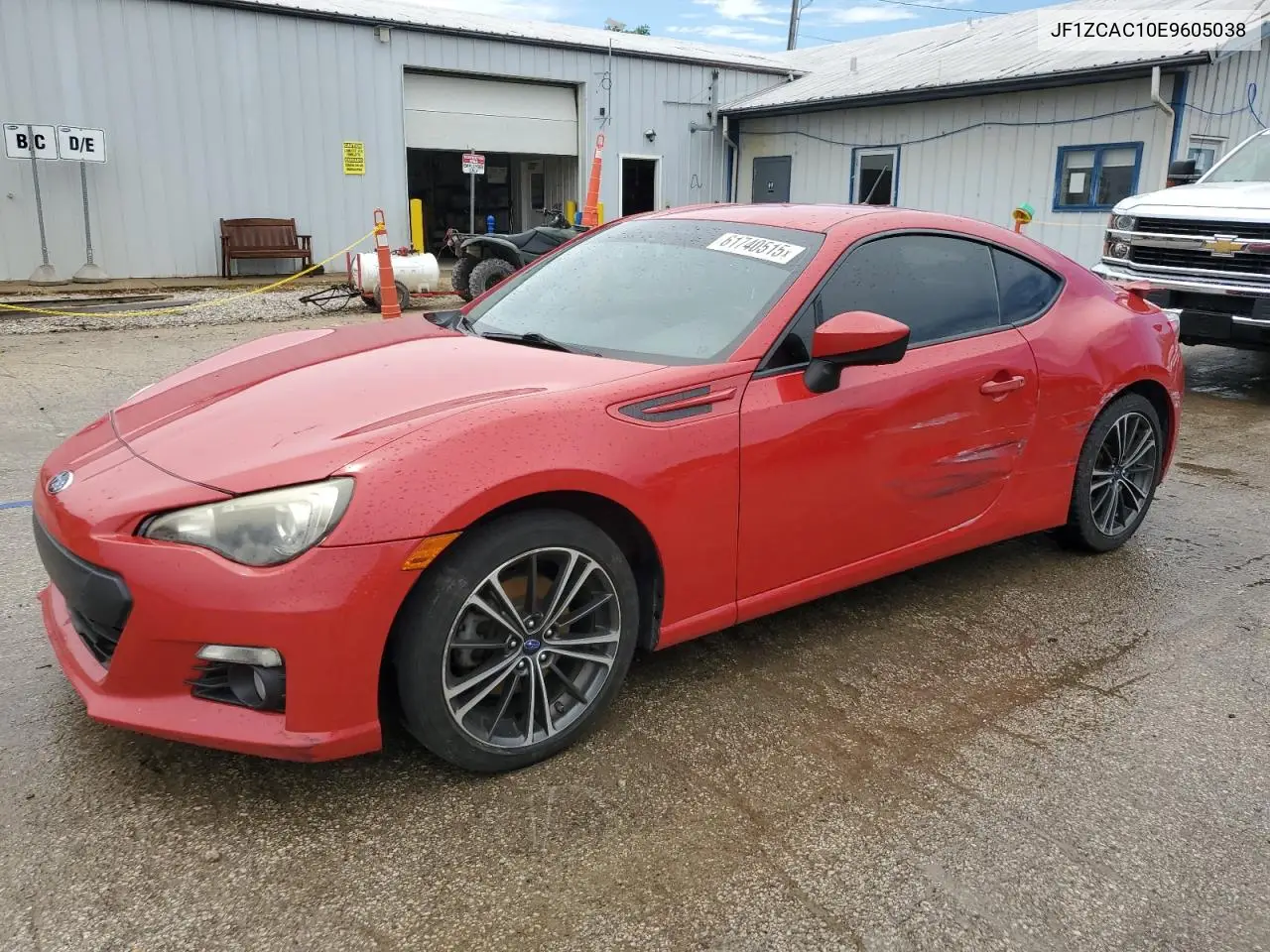 2014 Subaru Brz 2.0 Limited VIN: JF1ZCAC10E9605038 Lot: 61740515