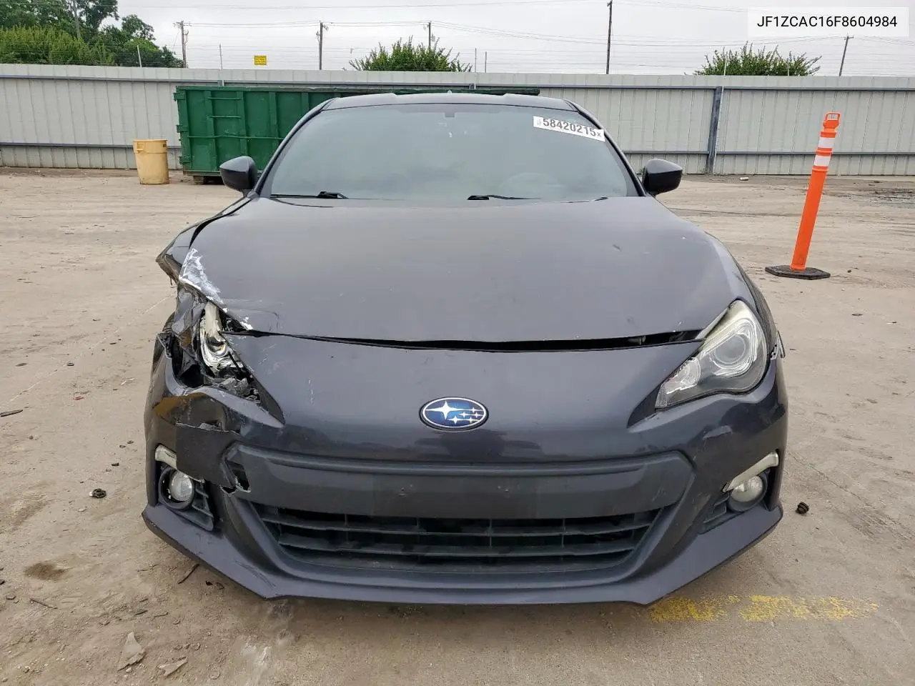 2015 Subaru Brz 2.0 Limited VIN: JF1ZCAC16F8604984 Lot: 58420215
