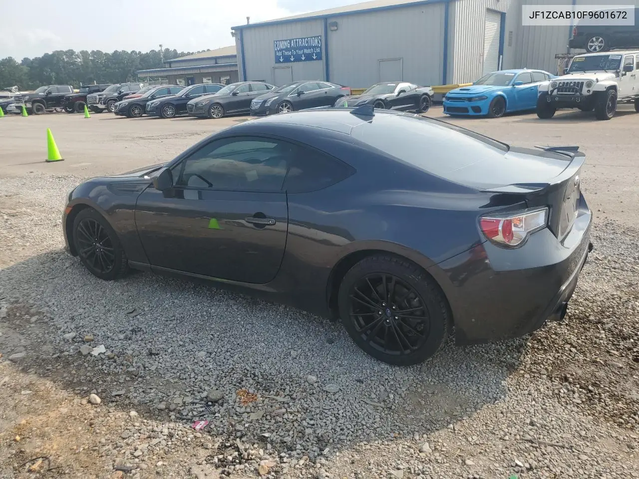 2015 Subaru Brz 2.0 Premium VIN: JF1ZCAB10F9601672 Lot: 59606735