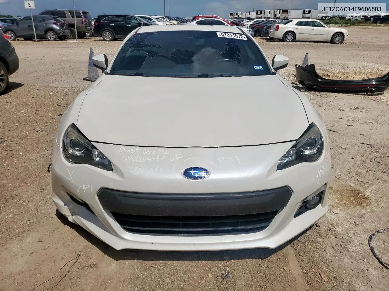 2015 Subaru Brz 2.0 Limited VIN: JF1ZCAC14F9606503 Lot: 62314675