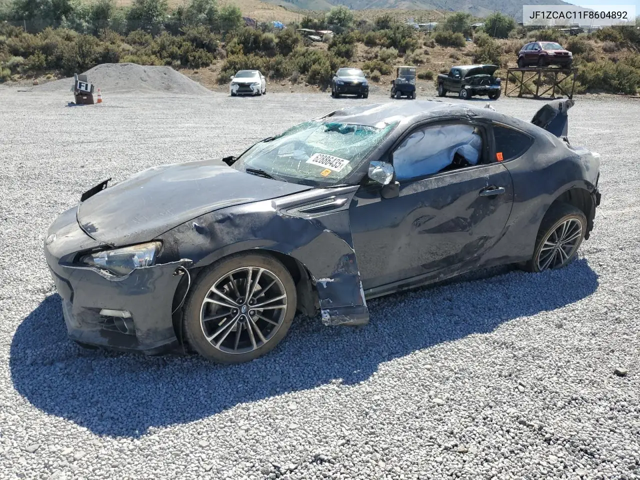 2015 Subaru Brz 2.0 Limited VIN: JF1ZCAC11F8604892 Lot: 62886435