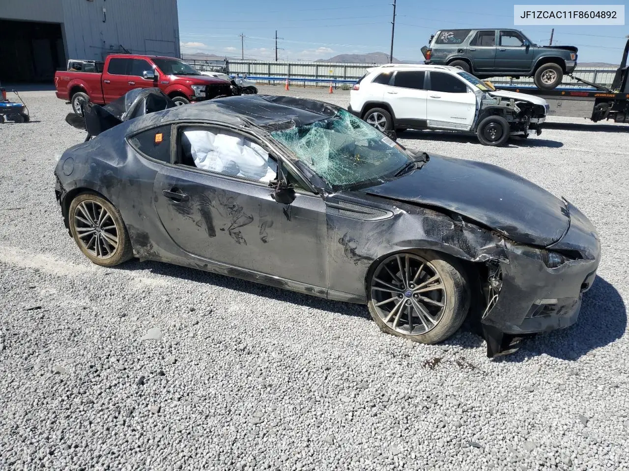 2015 Subaru Brz 2.0 Limited VIN: JF1ZCAC11F8604892 Lot: 62886435