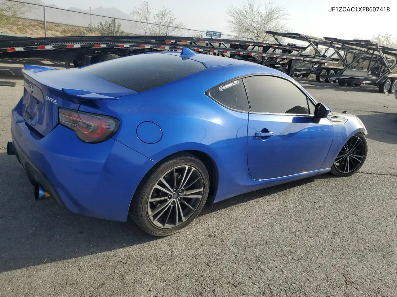 2015 Subaru Brz 2.0 Limited VIN: JF1ZCAC1XF8607418 Lot: 71618014