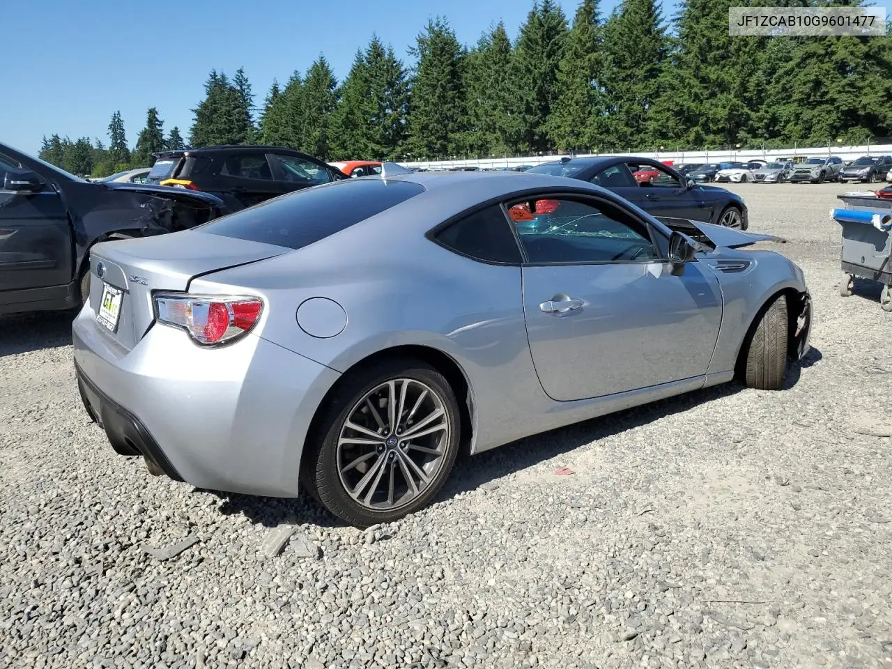 2016 Subaru Brz 2.0 Premium VIN: JF1ZCAB10G9601477 Lot: 63510435