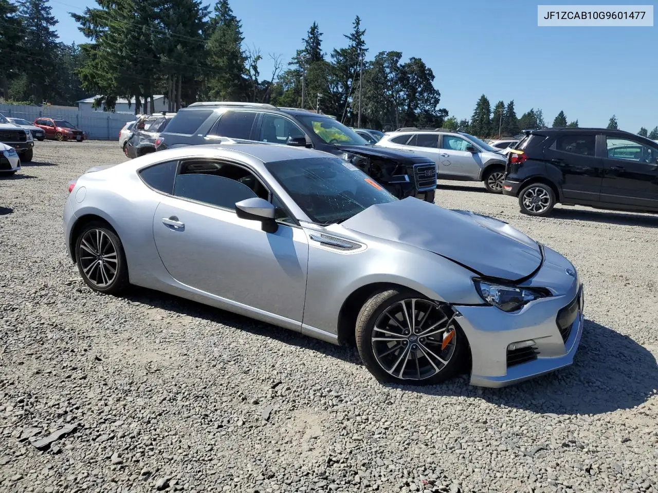 2016 Subaru Brz 2.0 Premium VIN: JF1ZCAB10G9601477 Lot: 63510435