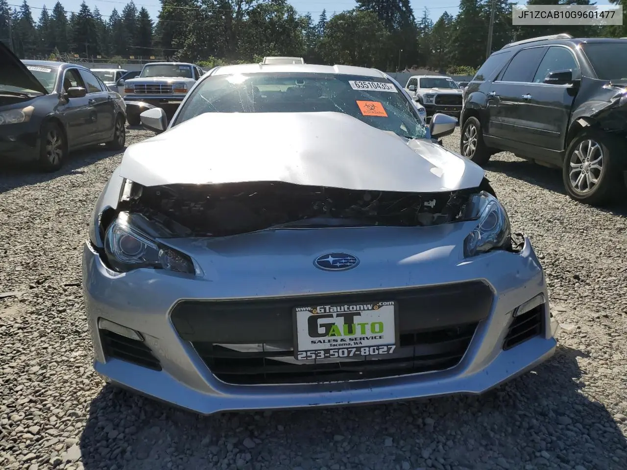 2016 Subaru Brz 2.0 Premium VIN: JF1ZCAB10G9601477 Lot: 63510435