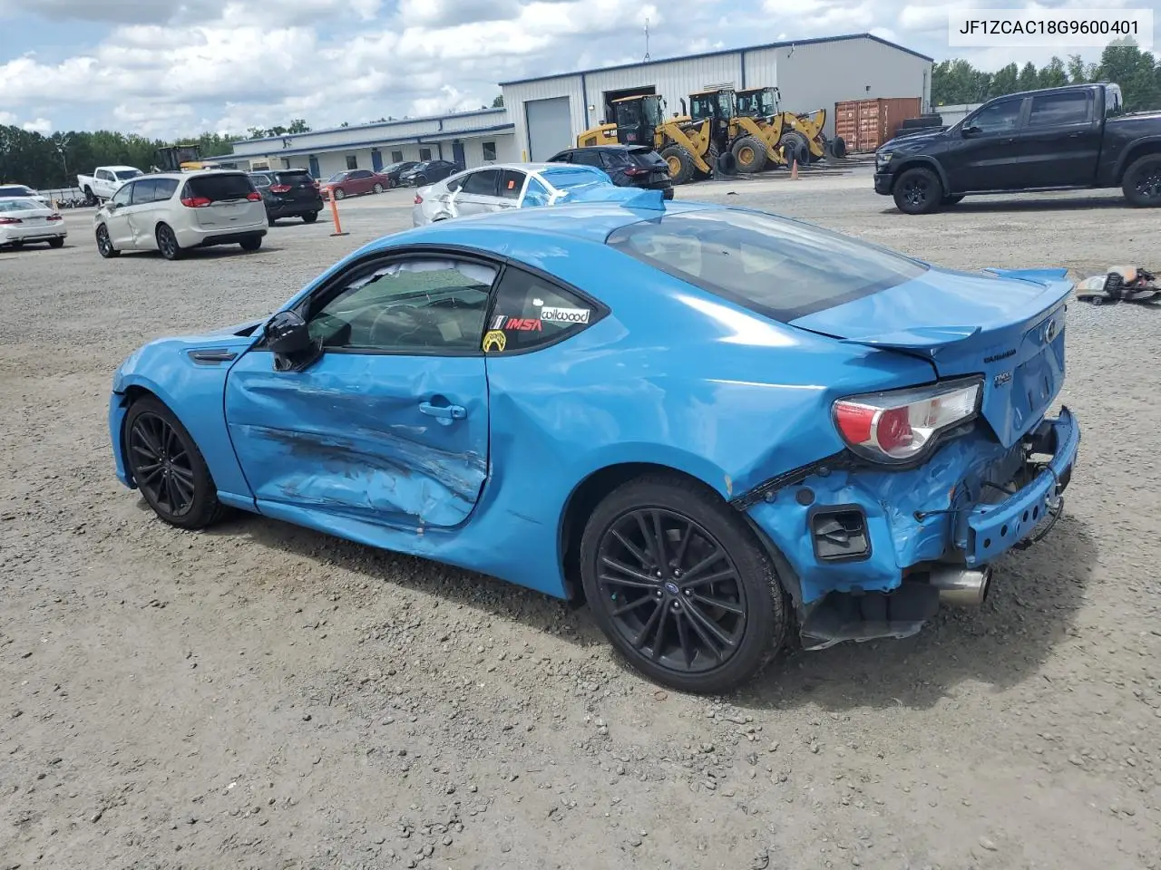 2016 Subaru Brz 2.0 Limited VIN: JF1ZCAC18G9600401 Lot: 64066135