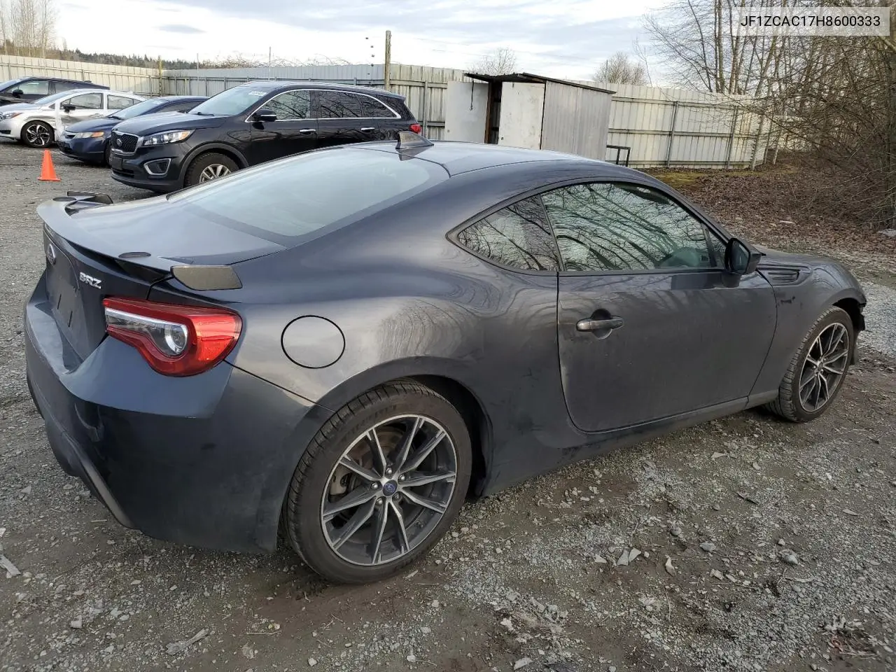 2017 Subaru Brz 2.0 Limited VIN: JF1ZCAC17H8600333 Lot: 48379815