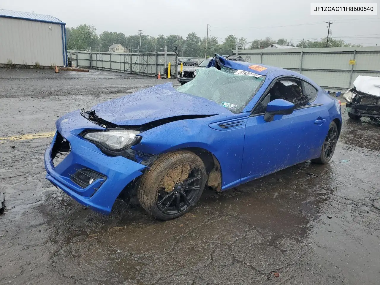 2017 Subaru Brz 2.0 Limited VIN: JF1ZCAC11H8600540 Lot: 57932305