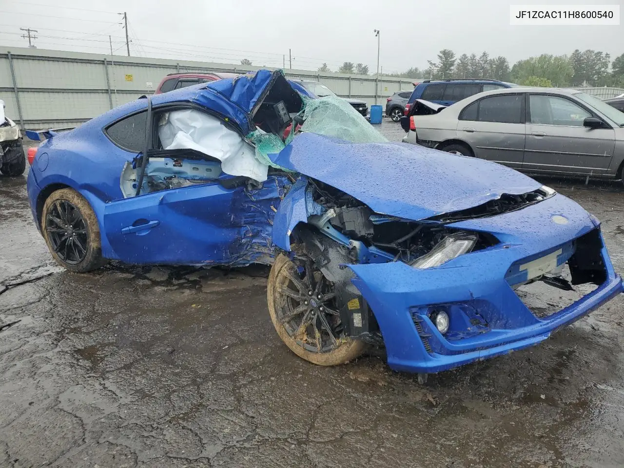 2017 Subaru Brz 2.0 Limited VIN: JF1ZCAC11H8600540 Lot: 57932305