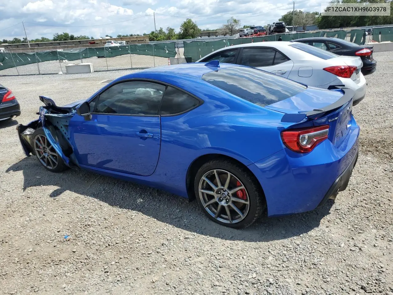 2017 Subaru Brz 2.0 Limited VIN: JF1ZCAC1XH9603978 Lot: 62024545