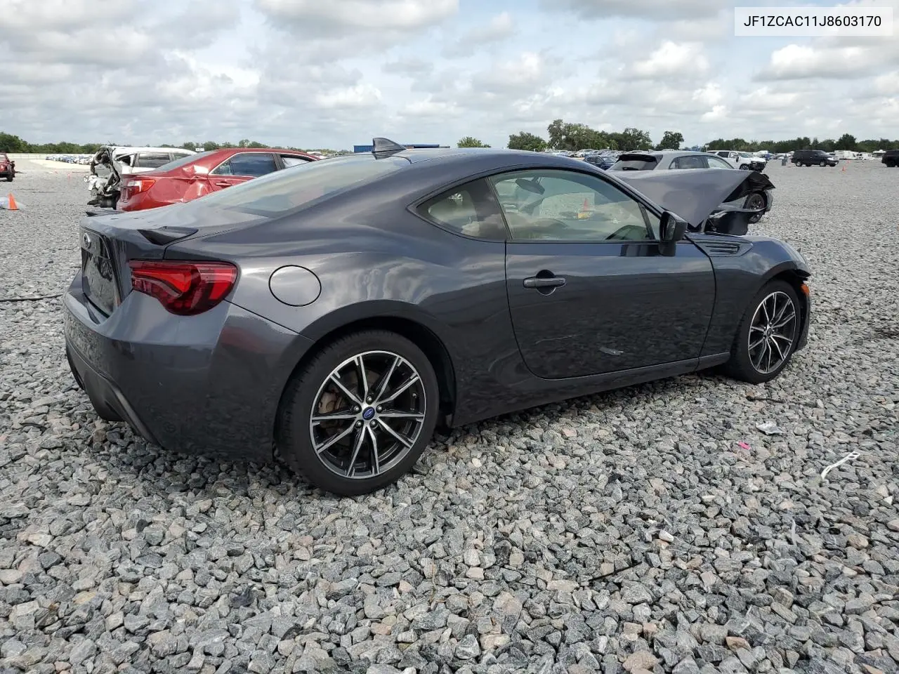 2018 Subaru Brz 2.0 Limited VIN: JF1ZCAC11J8603170 Lot: 58993655