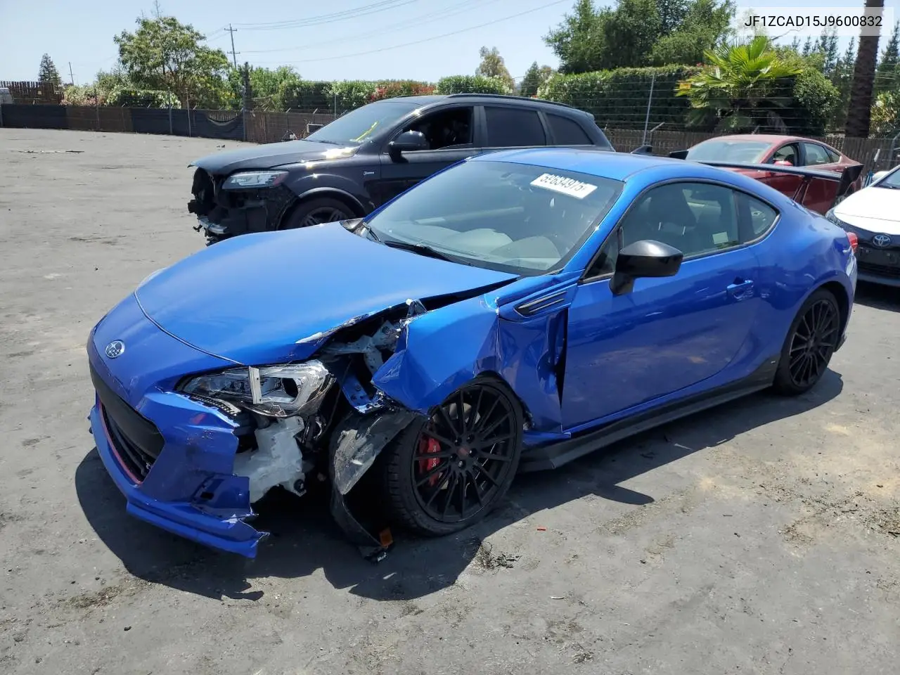 2018 Subaru Brz 2.0 Ts VIN: JF1ZCAD15J9600832 Lot: 59634975