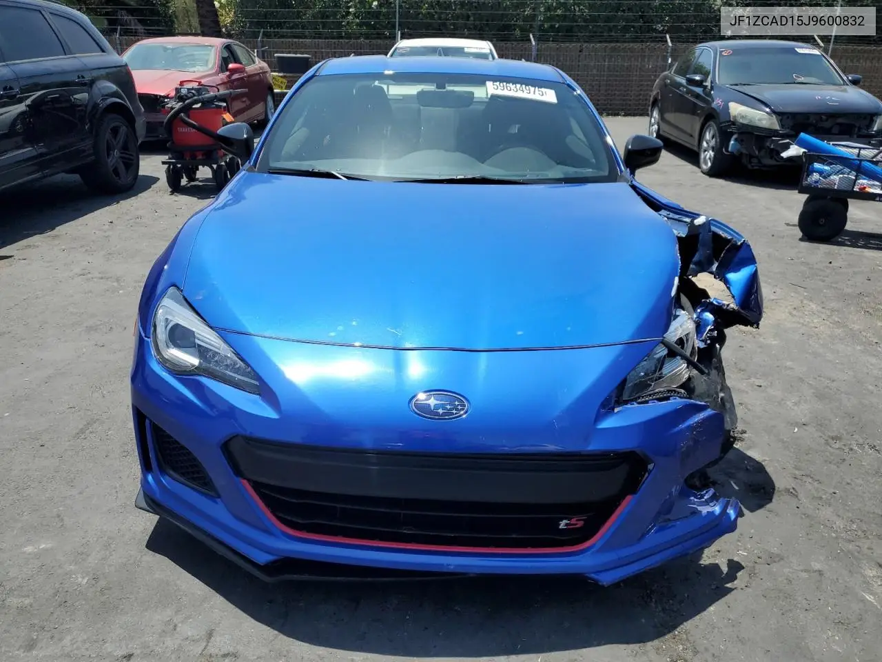 2018 Subaru Brz 2.0 Ts VIN: JF1ZCAD15J9600832 Lot: 59634975