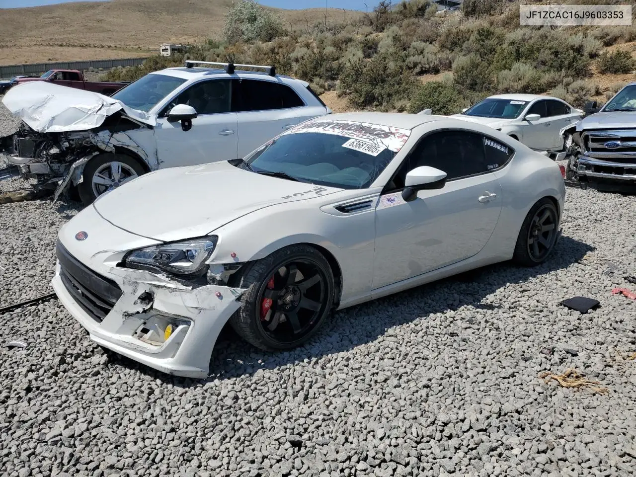 2018 Subaru Brz 2.0 Limited VIN: JF1ZCAC16J9603353 Lot: 63681905