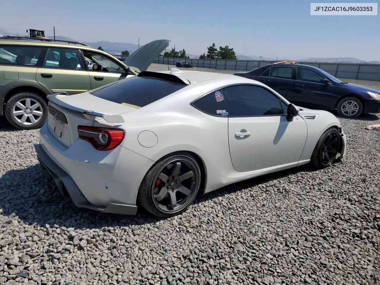 2018 Subaru Brz 2.0 Limited VIN: JF1ZCAC16J9603353 Lot: 63681905