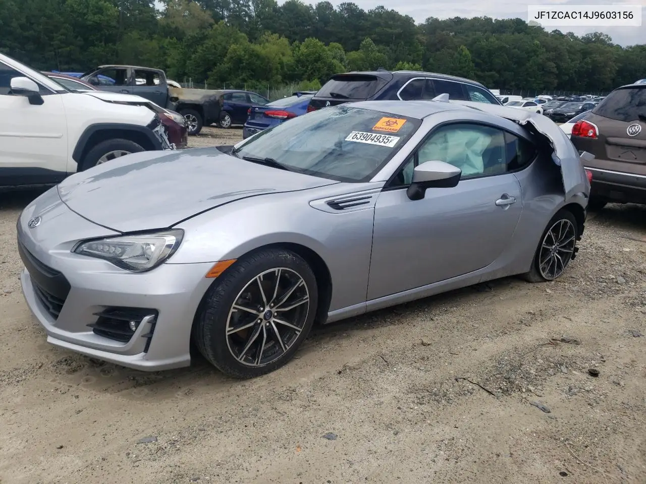 2018 Subaru Brz 2.0 Limited VIN: JF1ZCAC14J9603156 Lot: 63904935