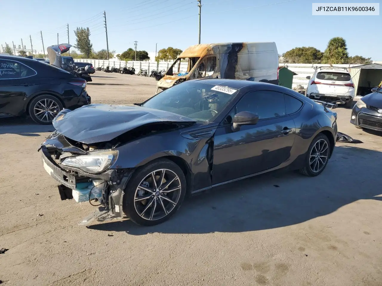 2019 Subaru Brz Premium VIN: JF1ZCAB11K9600346 Lot: 46335295