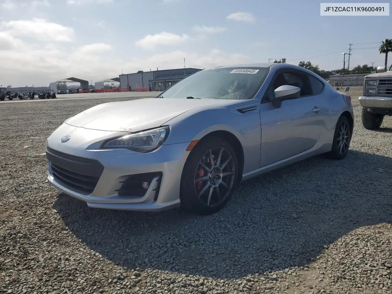 2019 Subaru Brz Limited VIN: JF1ZCAC11K9600491 Lot: 60558645