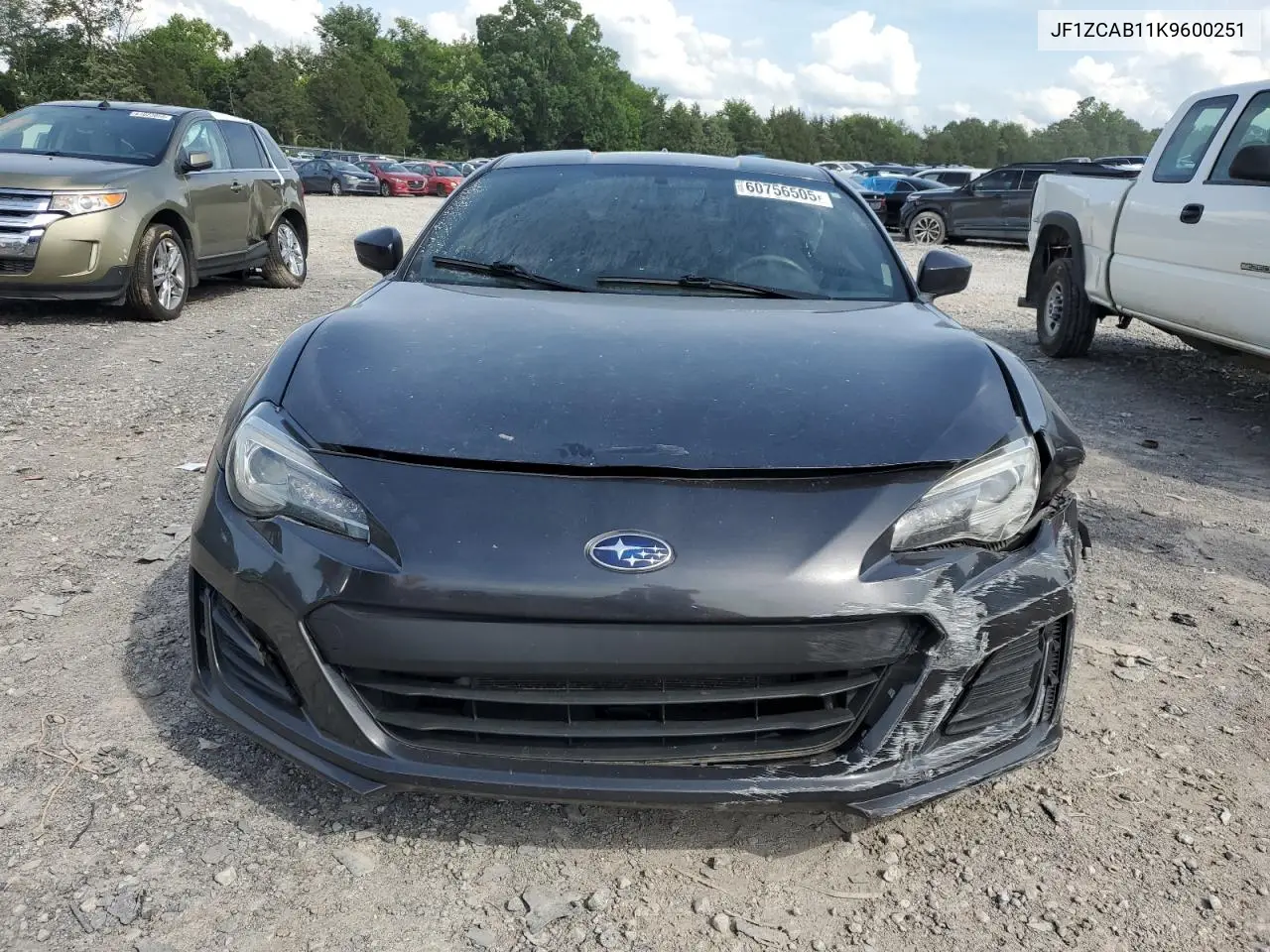 2019 Subaru Brz Premium VIN: JF1ZCAB11K9600251 Lot: 60756505