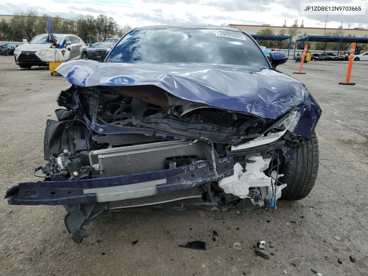 2022 Subaru Brz Limited VIN: JF1ZDBE12N9703665 Lot: 49009685