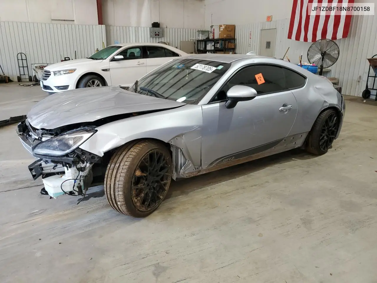 2022 Subaru Brz Limited VIN: JF1ZDBF18N8700158 Lot: 52178705